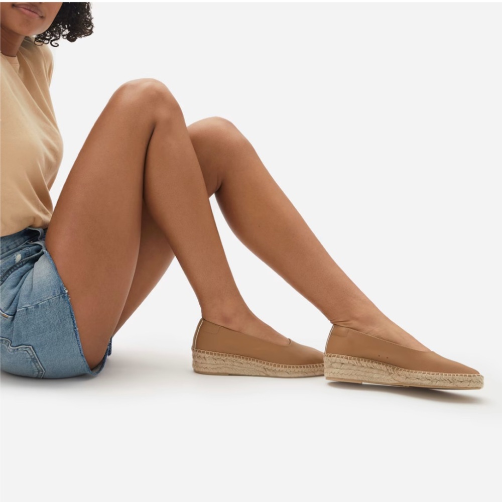 Everlane nude espadrilles